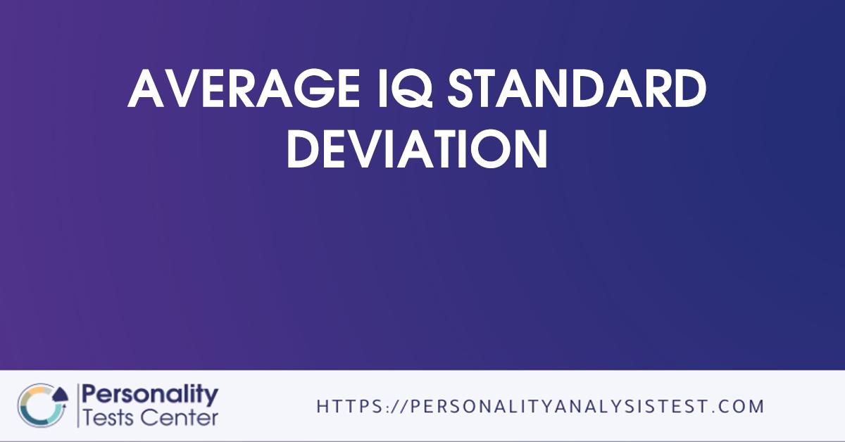 average iq standard deviation
