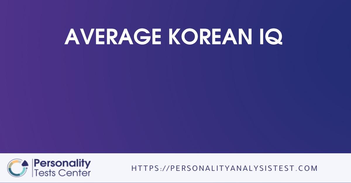 average korean iq