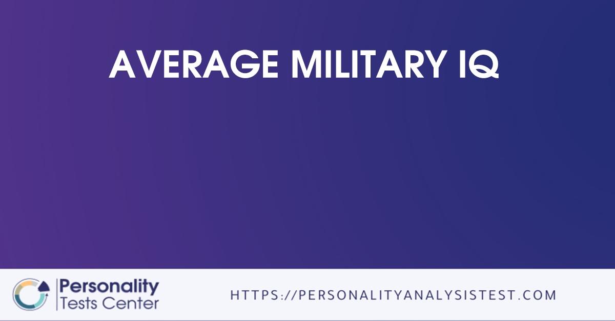 average military iq