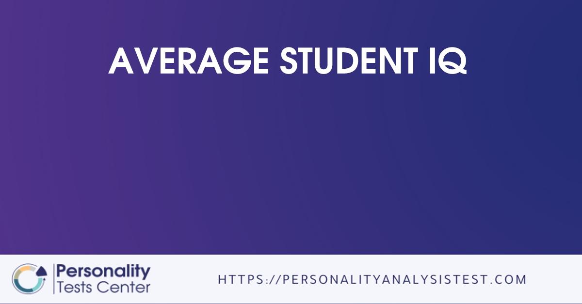 average student iq