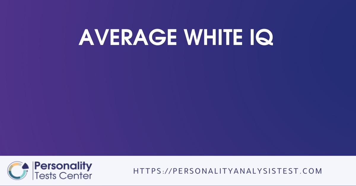 average white iq