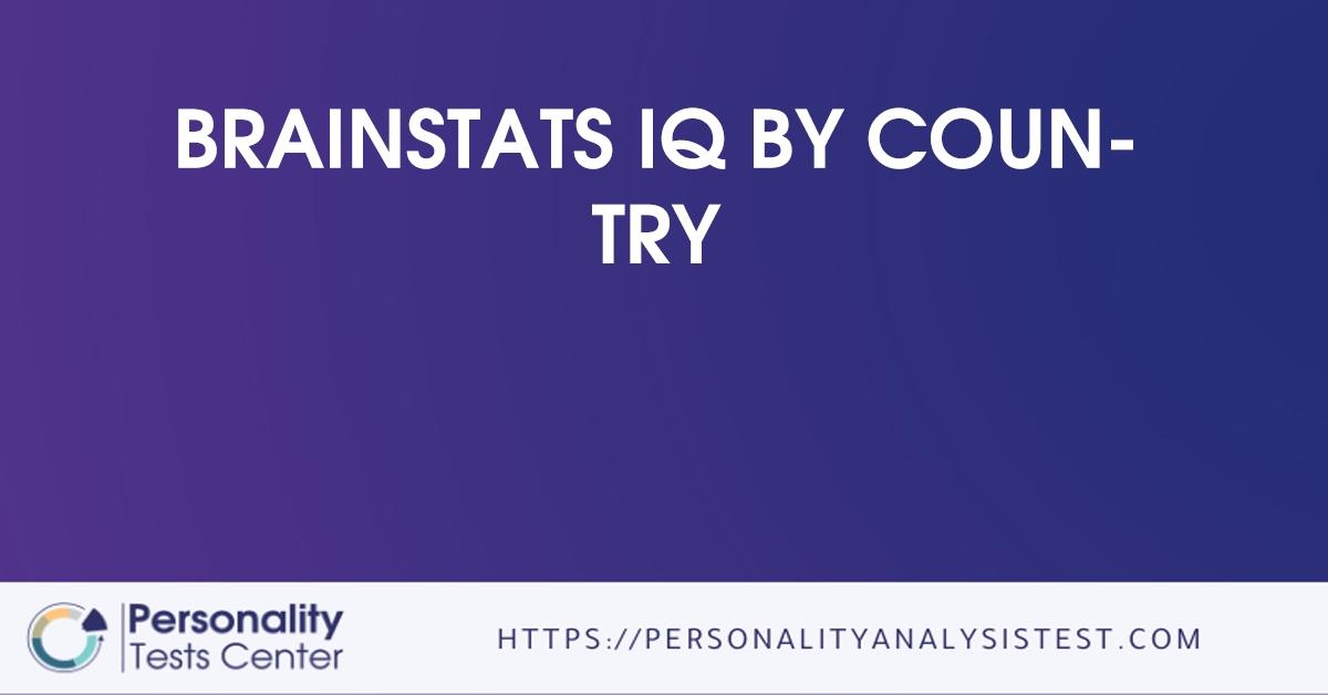 brainstats iq by country
