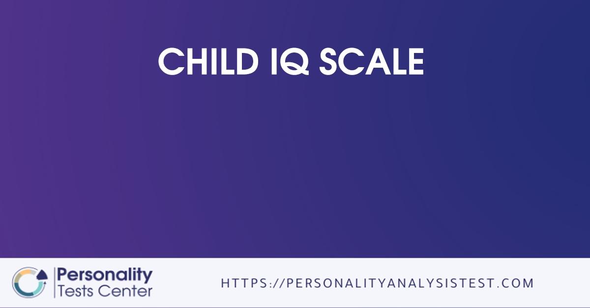 child iq scale
