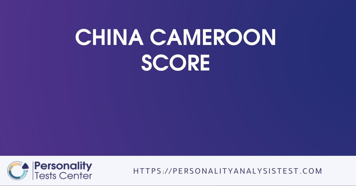 china cameroon score