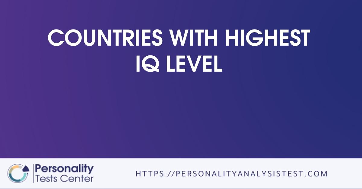 countries with highest iq level