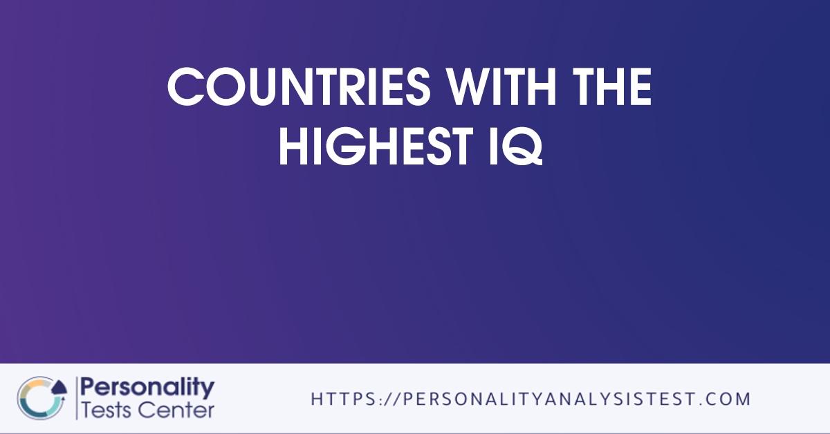 countries with the highest iq