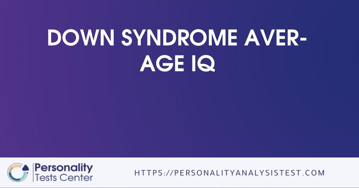 down syndrome average iq