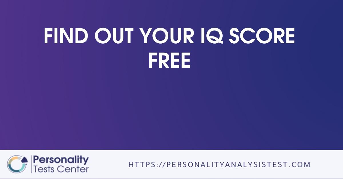 find out your iq score free