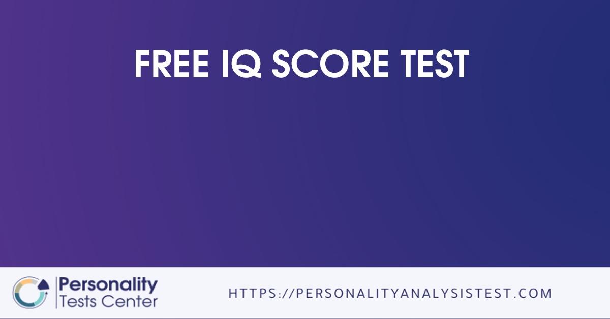 free iq score test