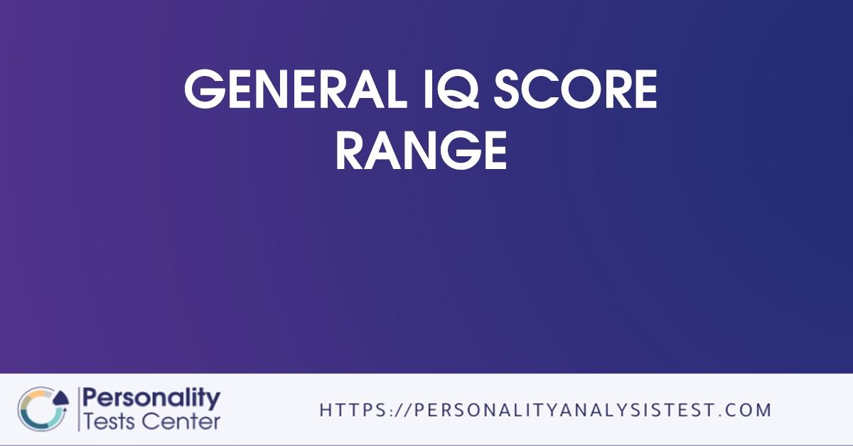 general iq score range