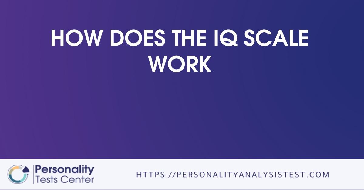 how does the iq scale work