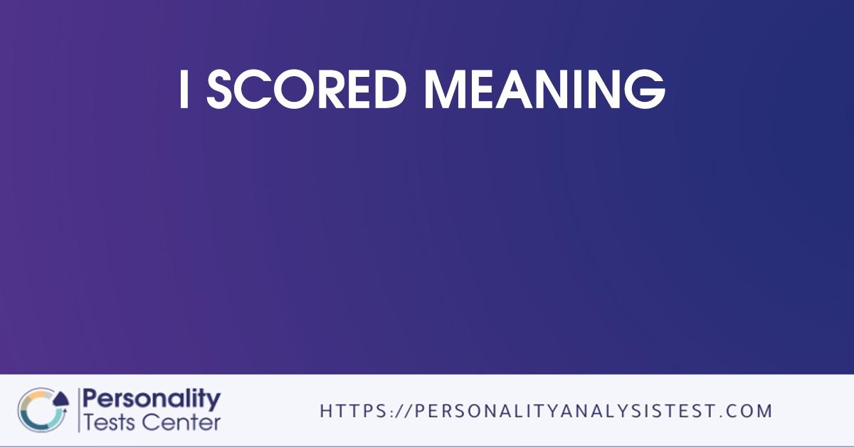 Scored Meaning Guide 