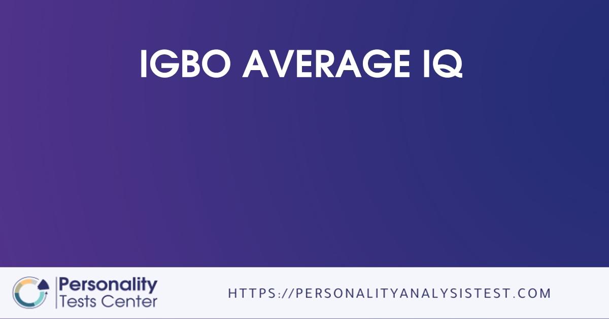 igbo average iq