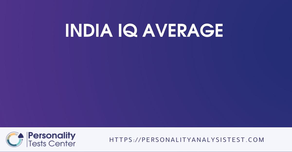 india iq average
