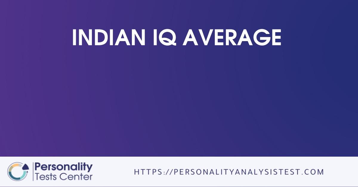 indian iq average