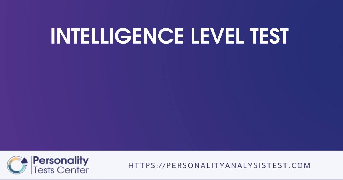 intelligence level test