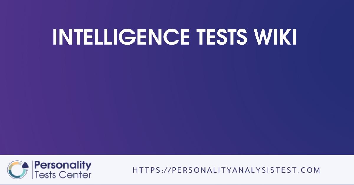 intelligence tests wiki