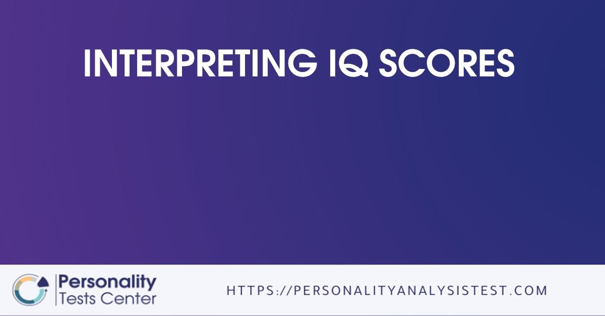 interpreting iq scores