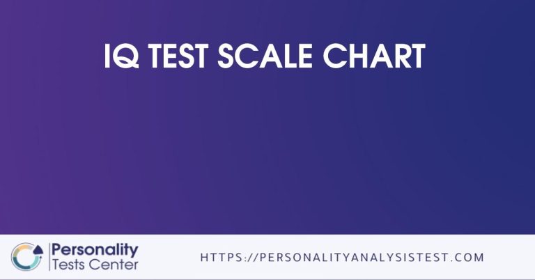 IQ Test Scale Chart - [Guide]